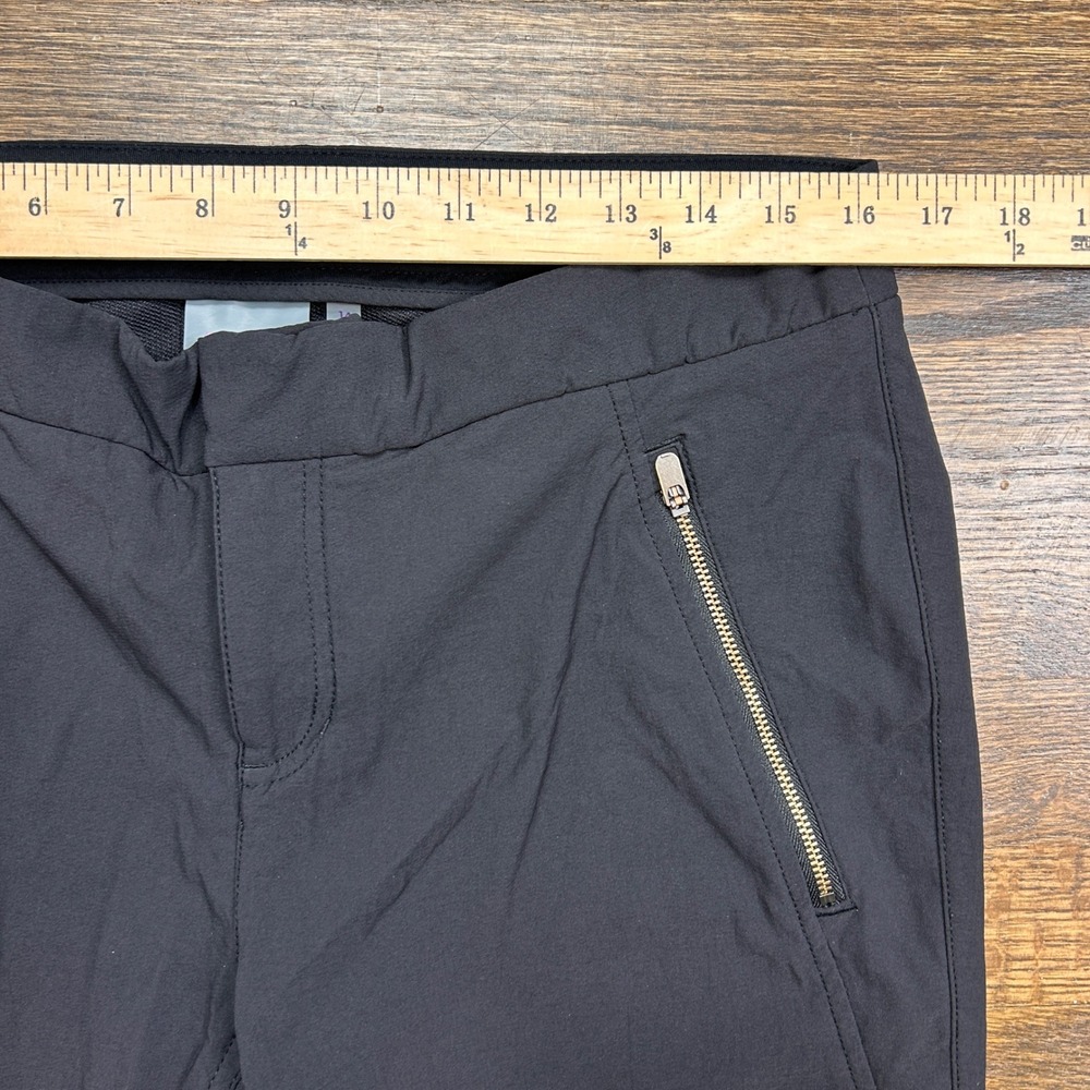 Athleta Wander Stash Skinny Pant Womens 14 Black Zipper Hiking - Picture 4 of 9